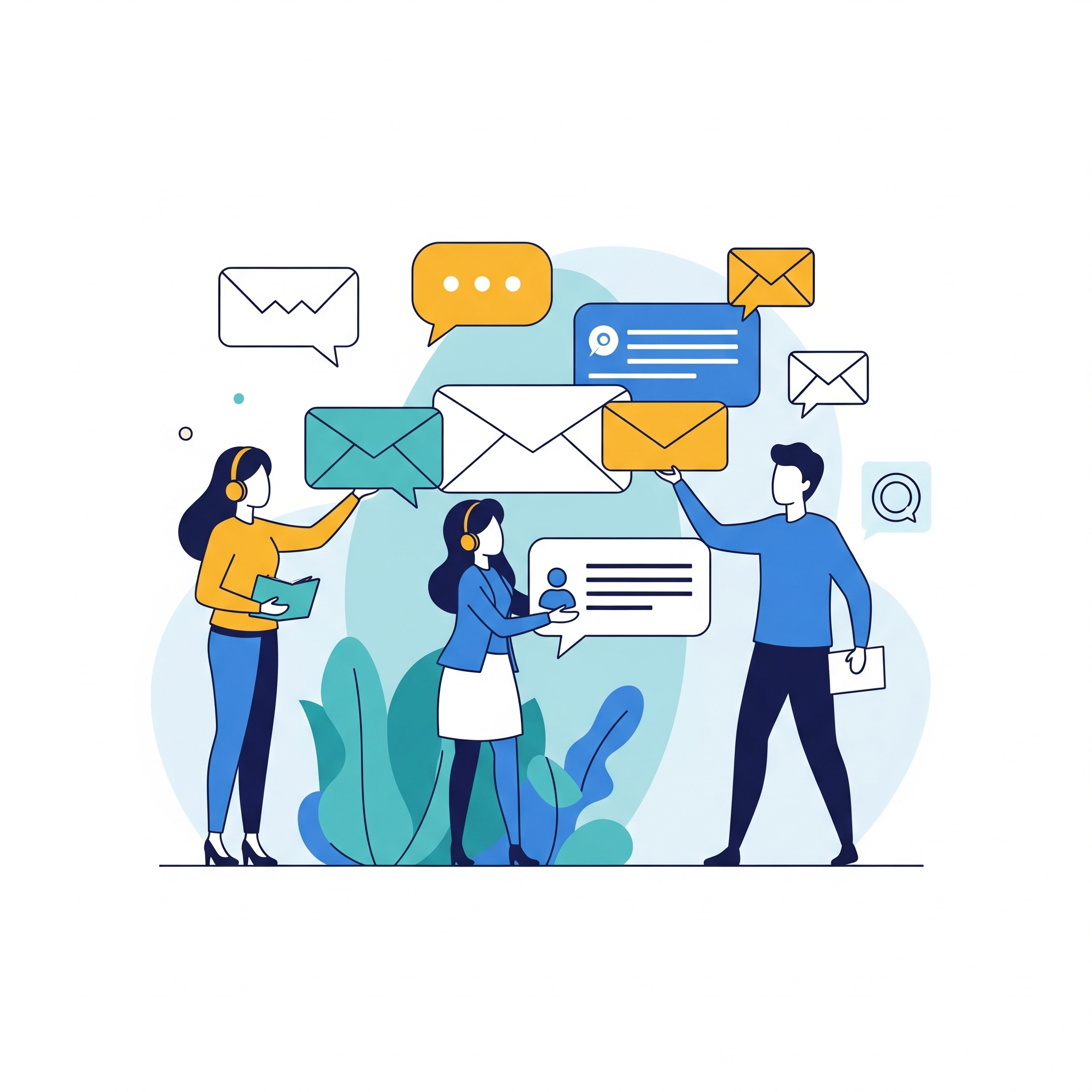 Aloqa formasi illustratsiyasi